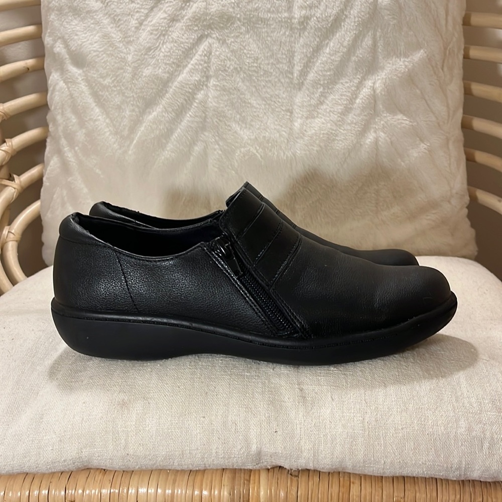 Flex step memory foam work shoes